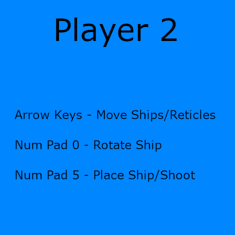 Player2 Controls